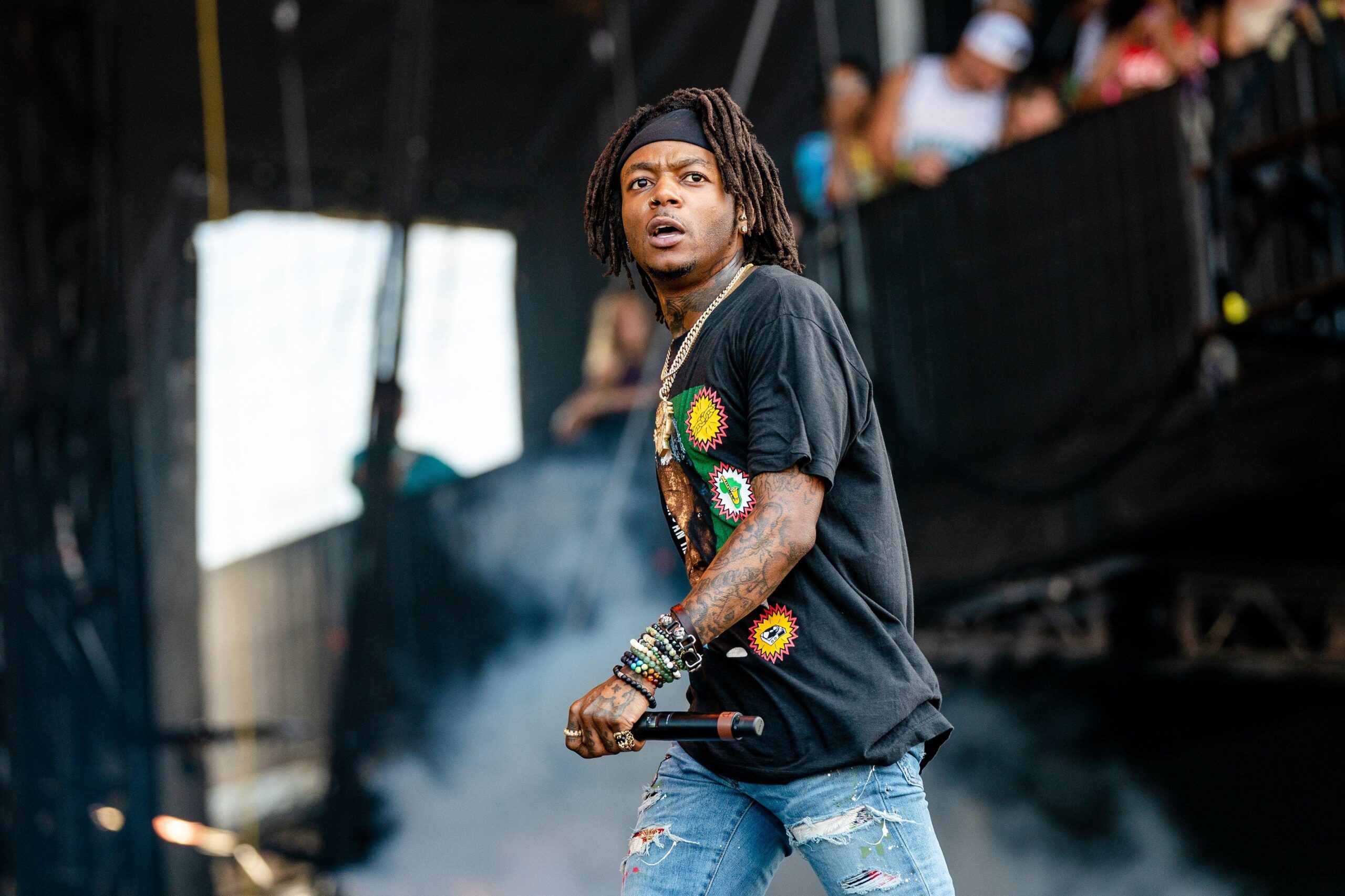 JID live on tour